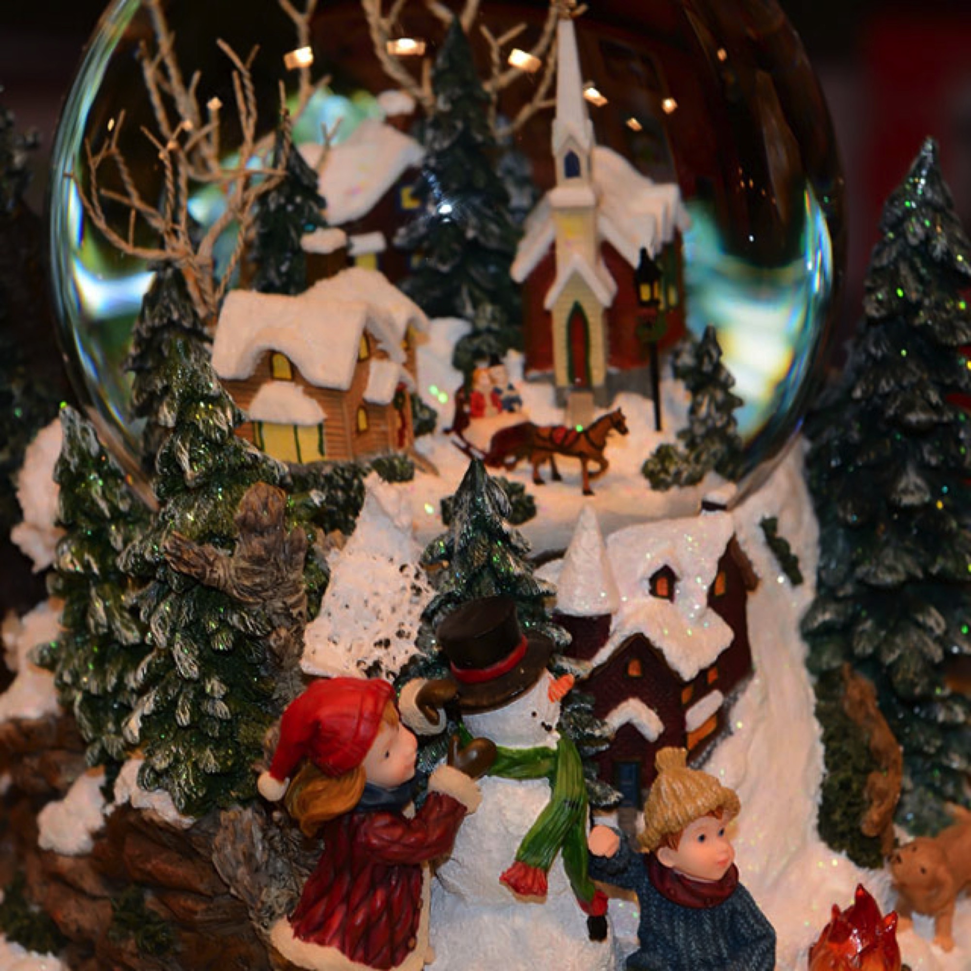 Kitsch und Kunst Spieluhr Weihnachtszeit