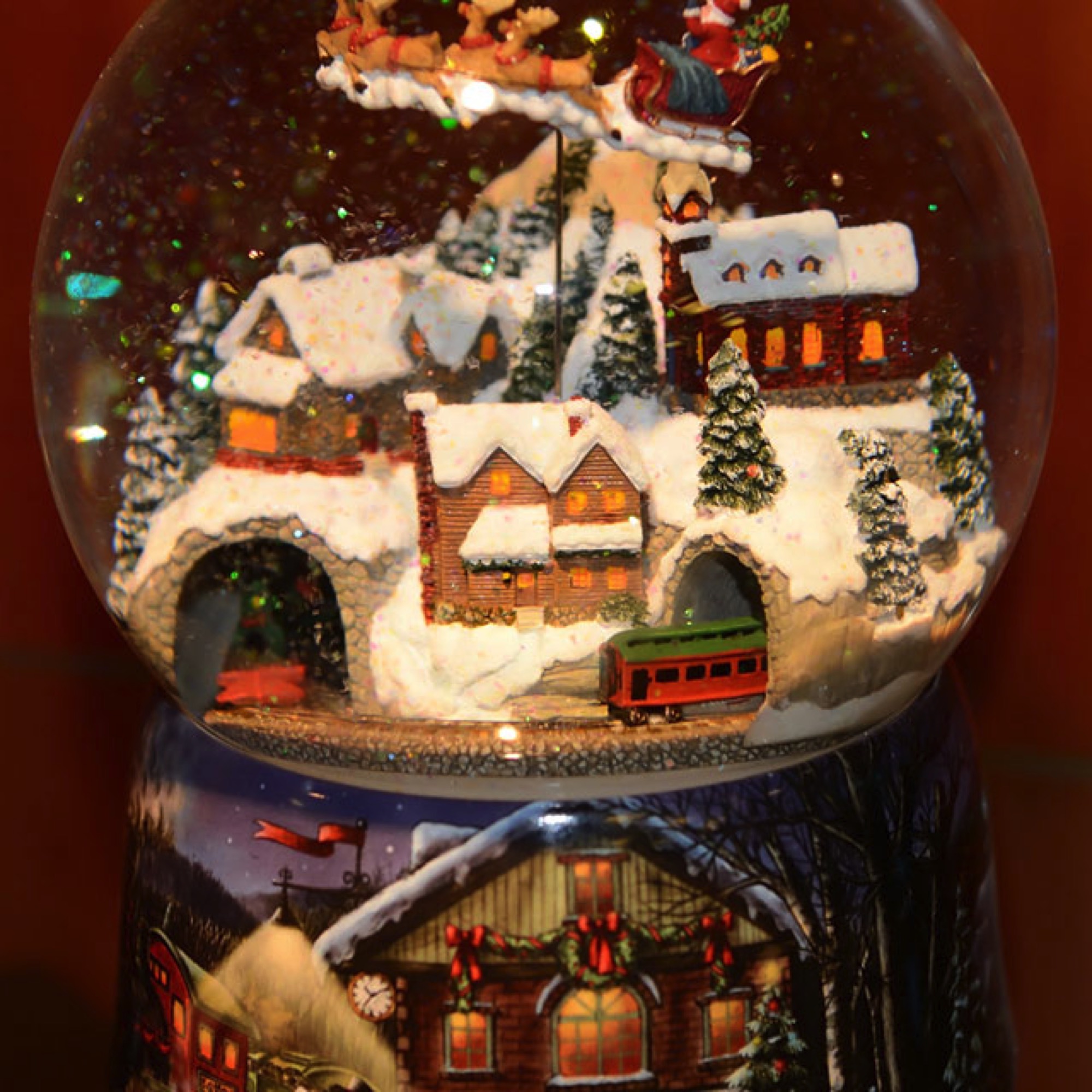 Kitsch und Kunst Spieluhr Santa Claus